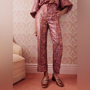Sézane Damon Trousers Tahoma Print